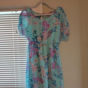 Flower print dress